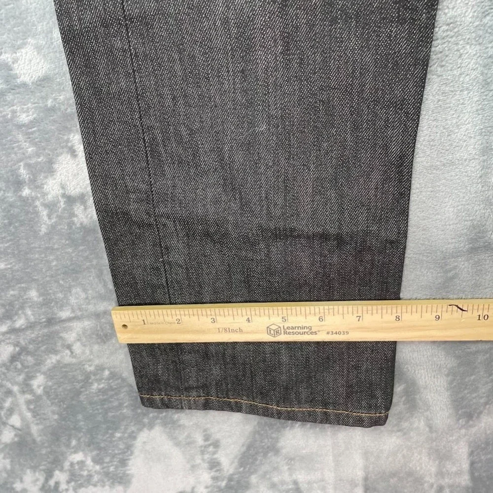 Levis 501 Original Fit Jeans Mens 30x34 Faded Black Straight Leg Button Fly